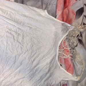 White lace top